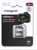 Integral 128GB SD Card 4K Ultra-HD Video Premium High Speed Memory Card SDXC Up to 100MB/s V30 UHS-I U3 Class